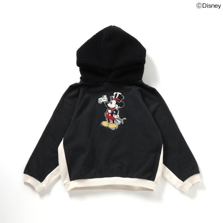 80-140size [即納]    ディズニーキャラクター/フードボアパーカー(BREEZE)