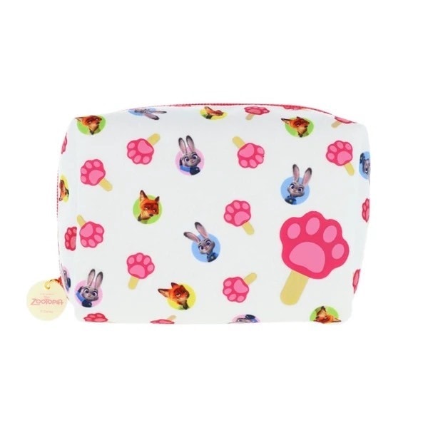 [即納]   【コスメポーチ】ズートピア パフプリントポーチ Wave your buddy! パウプシクル