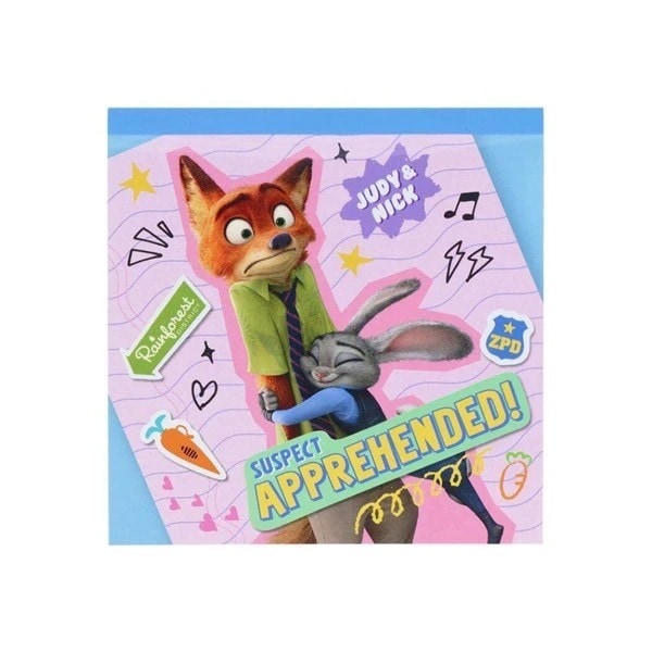 [即納]     【メモ帳】ズートピア スクエアメモ Wave your buddy! ルーズリーフ