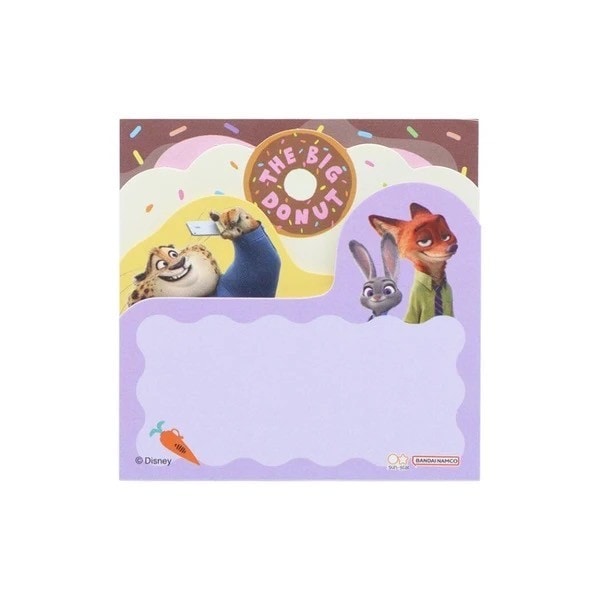 [即納]     【付箋】ズートピア ダイカットブロック付箋 Wave your buddy! ドーナツ