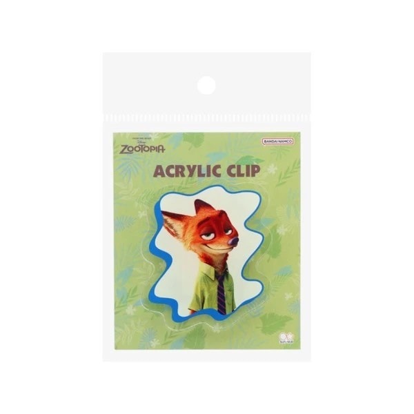 [即納]     【文房具】ズートピア アクリルクリップ Wave your buddy! ニック