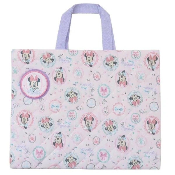 [即納]    【レッスンバッグ】ミニーマウス キルトレッスンバッグ