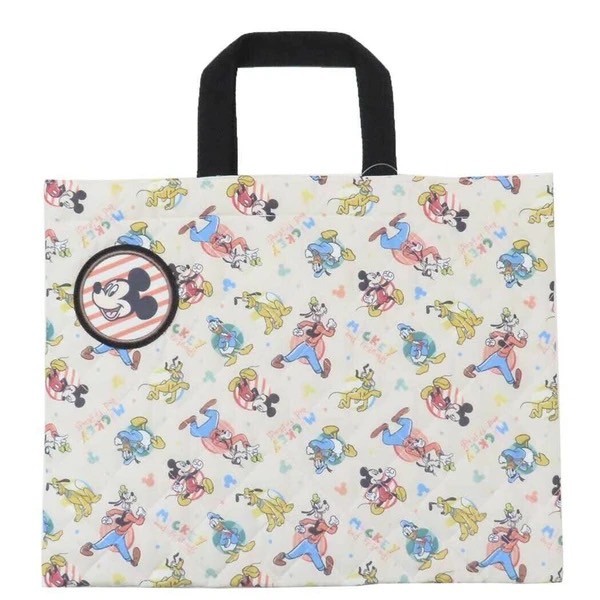 [即納]    【レッスンバッグ】ミッキー＆フレンズ キルトレッスンバッグ