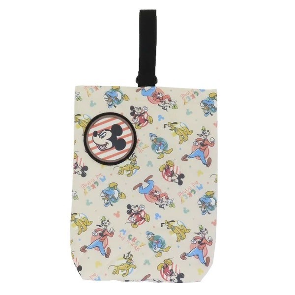 [即納]    【シューズバッグ】ミッキー＆フレンズ キルトシューズケース