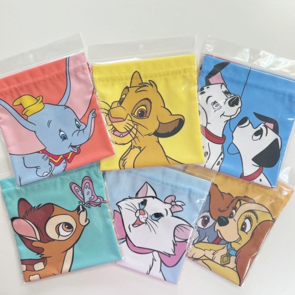 [即納]   巾着M ディズニー・クラシックアニマルシリーズ