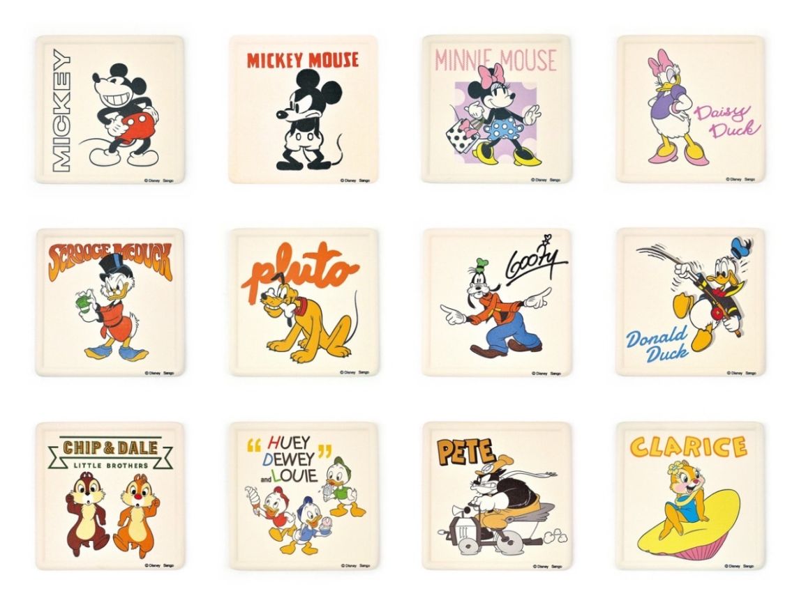 [即納]  ミッキーフレンズ吸水コースター