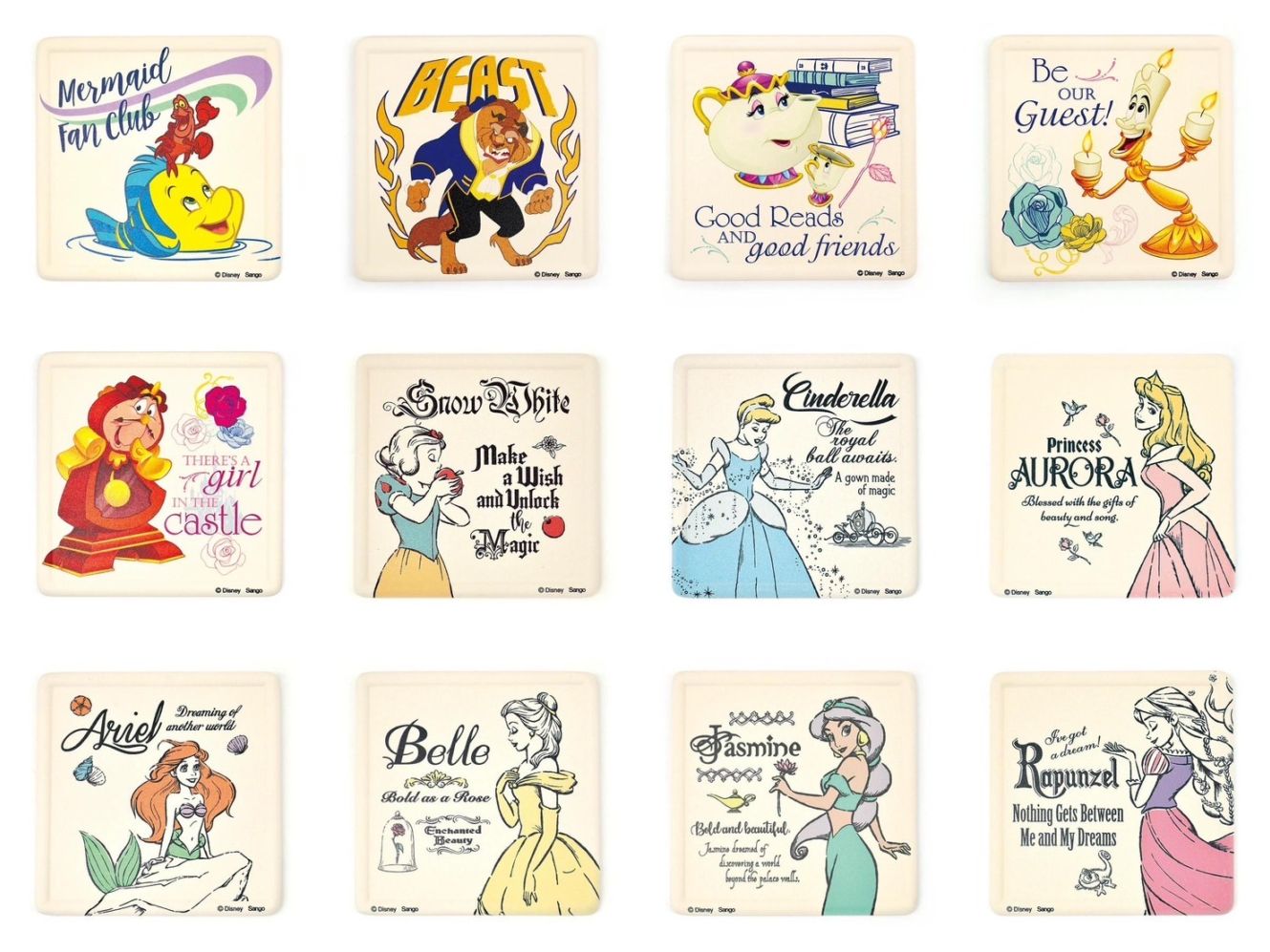 [即納]   ディズニープリンセス吸水コースター