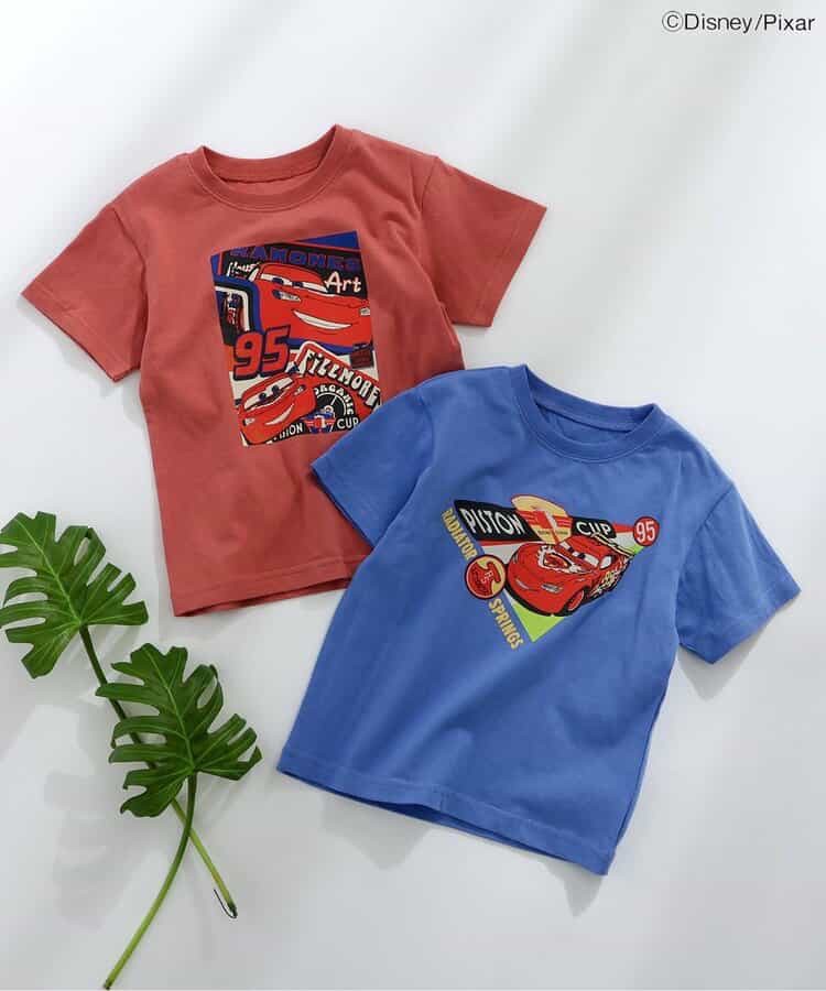 80-140size [即納]   【ディズニーキャラクター】　 『カーズ』Tシャツ  (F.O.KIDS)