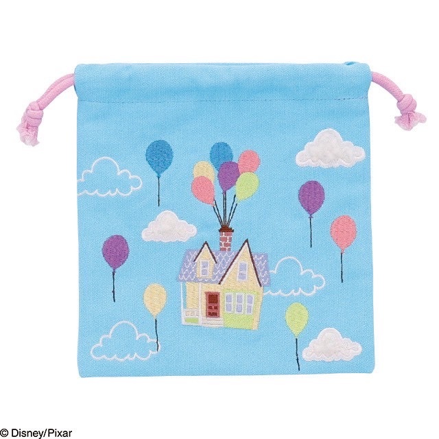 [即納]   ディズニー カールじいさんの空飛ぶ家 パープルグレープ 巾着