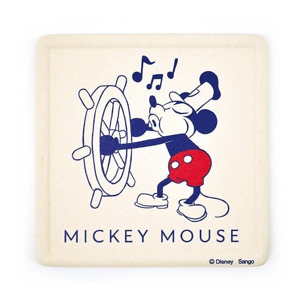[即納]   吸水コースター（ミッキーマウス/蒸気船ウィリー）