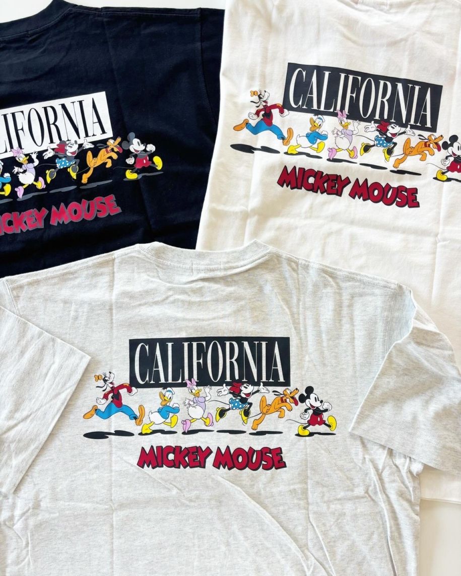 大人size[即納]    【ミッキーマウス】プリントBIGTEE