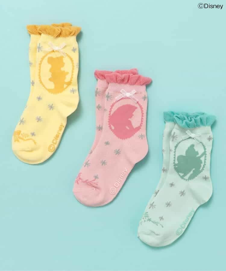 13-21size [即納]   【ディズニープリンセス】ソックス　(Ampersand)
