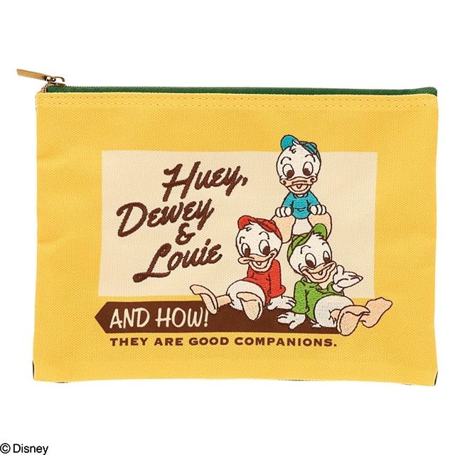[即納]   ディズニ－ ヒューイデューイルーイ グッドコンパニオンズ フラットポーチ