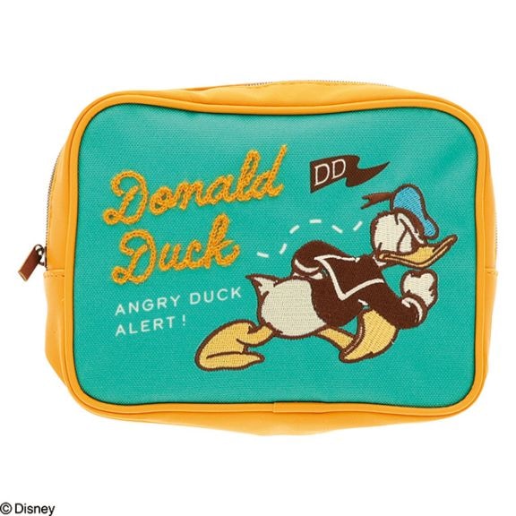 [即納]   ディズニー ドナルド アングリーダック スクエアポーチ