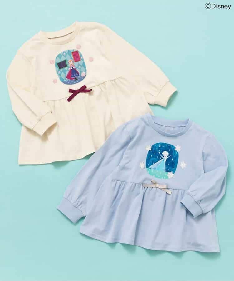 80-140size[即納]　【ディズニーキャラクター/FROZEN】ペプラムTシャツ　( SERAPH )