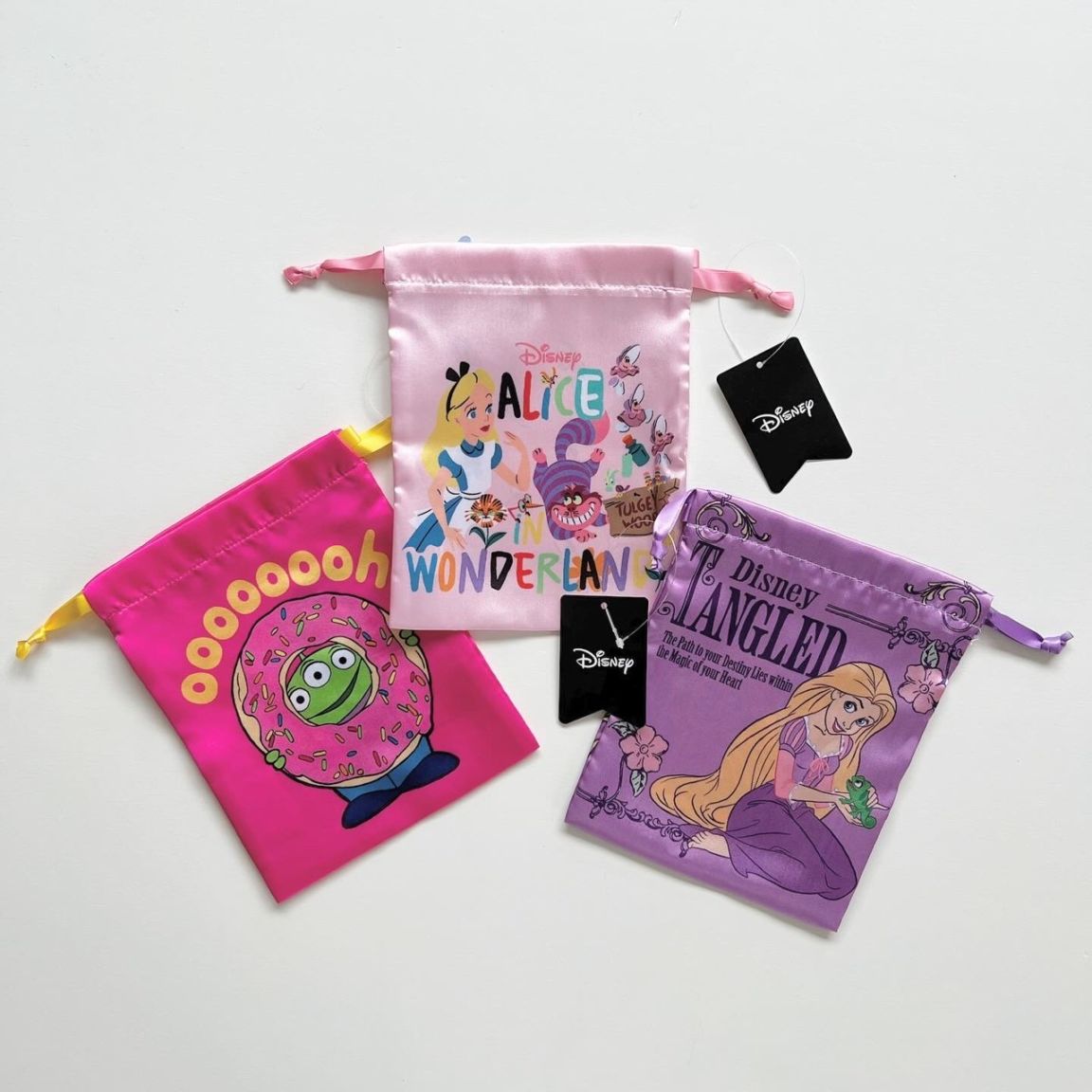 [即納]   リボン巾着 "ディズニー" 