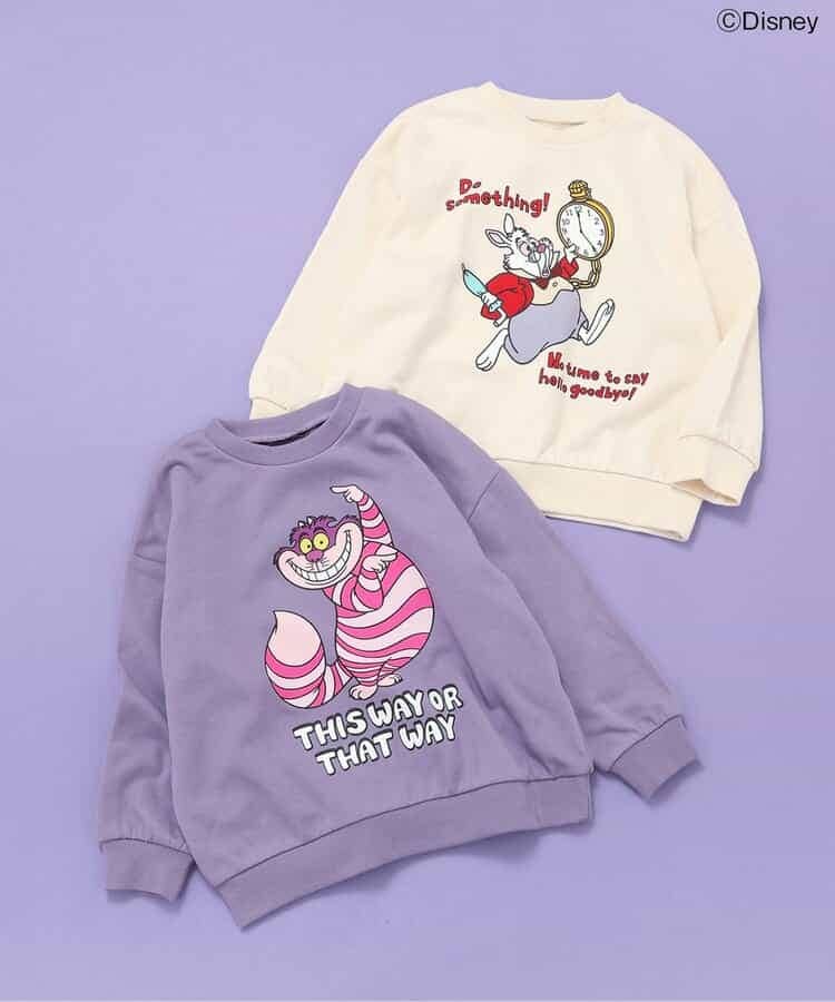 80-140size[即納]   【ディズニー】ふしぎの国のアリス/トレーナー  ( BREEZE )