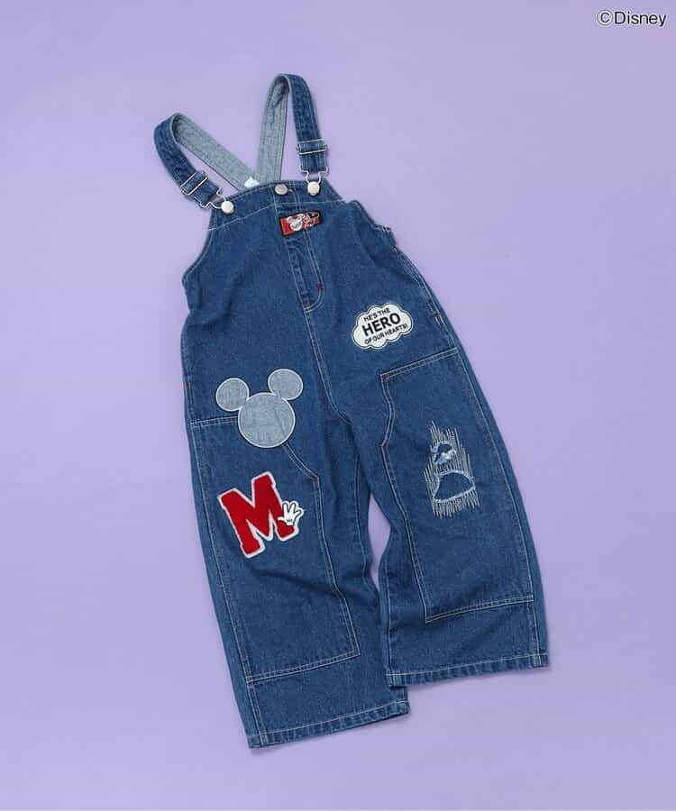 90-130size[即納]  ディズニーキャラクター/サロペット  ( BREEZE )