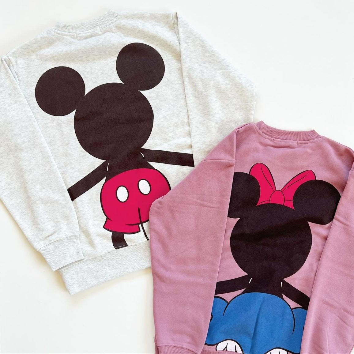 大人size[即納]   ミキミニ後ろ姿　裏起毛トレーナー