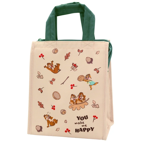 [即納]   2025新作※【DISNEY】ランチシリーズ Chip'n'Dale NUTS／ ランチバッグスクエア（M）
