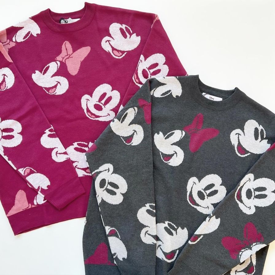 大人size[即納]   ミキミニ総柄ニット