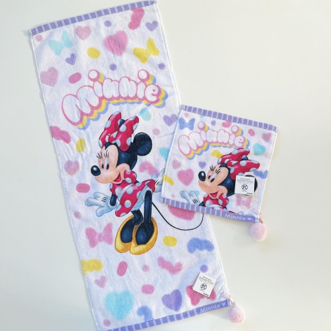 [即納]   ディズニー ミニー ラブコットンキャンディ ミニ/フェイスタオル