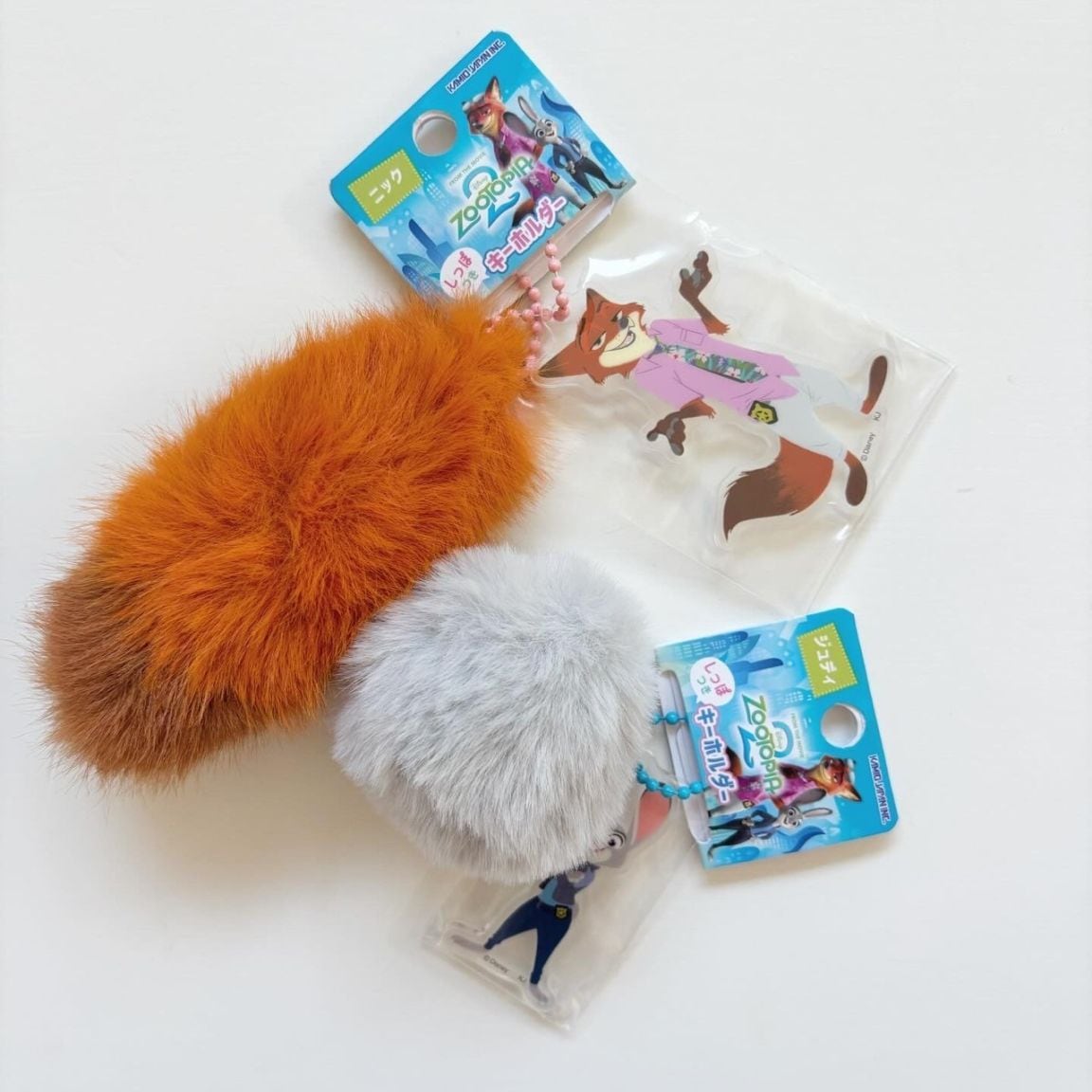 [即納]   ディズニー ズートピア しっぽ付きキーホルダー