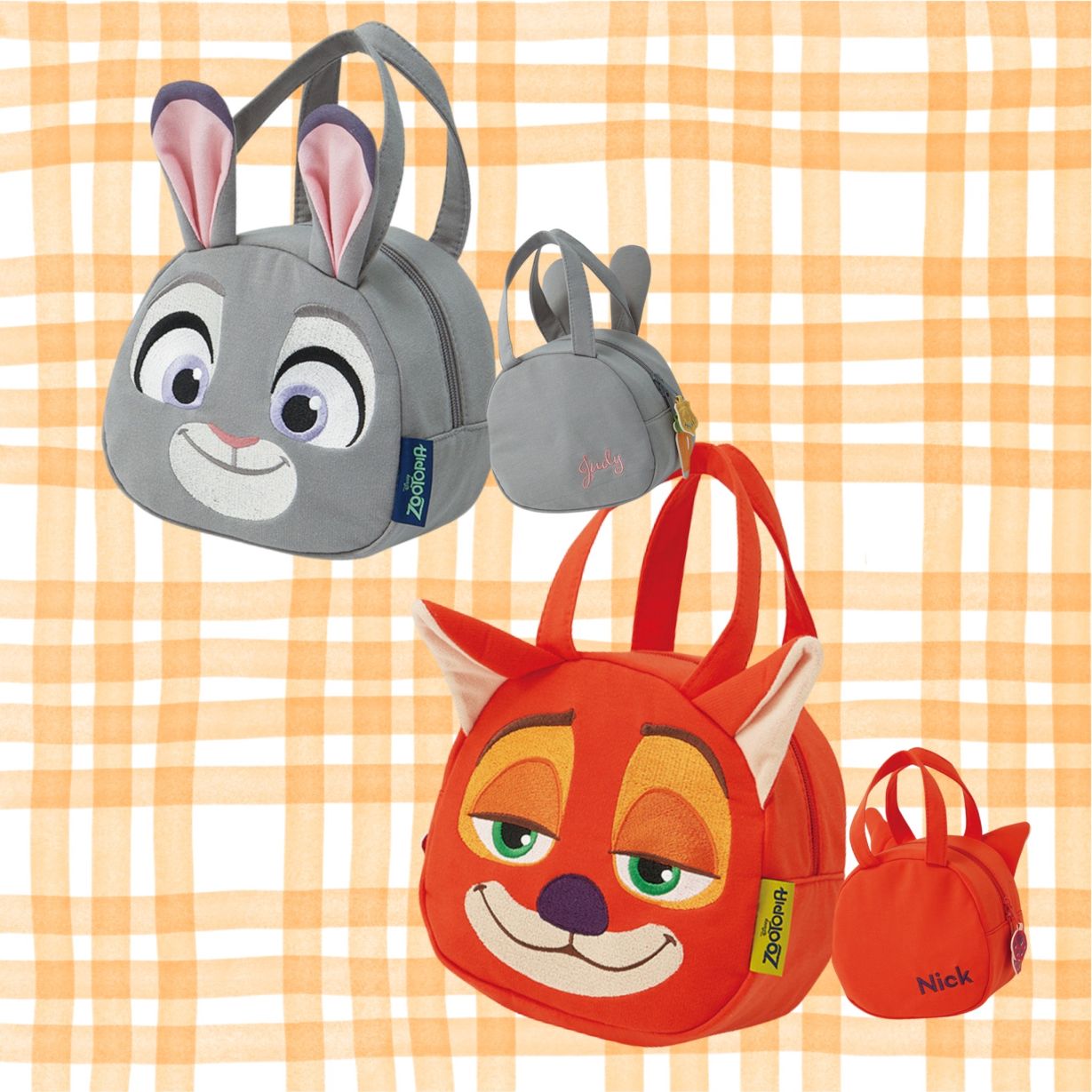 [即納]   【公式】 スエット素材ダイカットバッグ 【ズートピア】