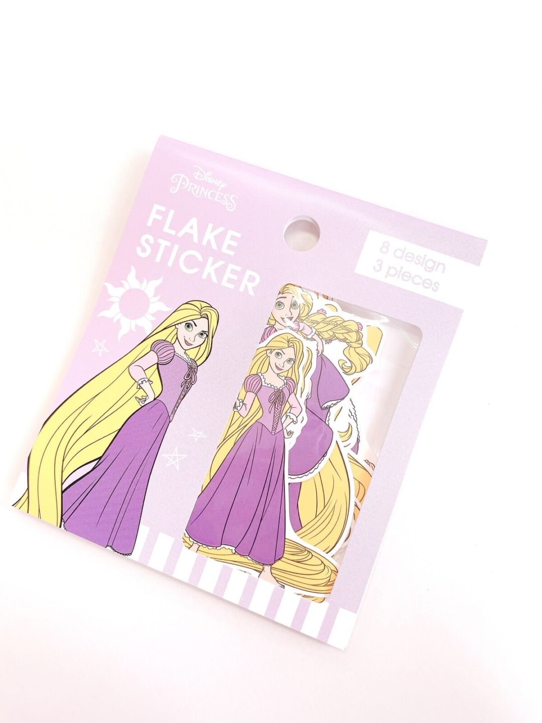 [即納]   ディズニー　フレークステッカー　ラプンツェル　8柄各3枚入り