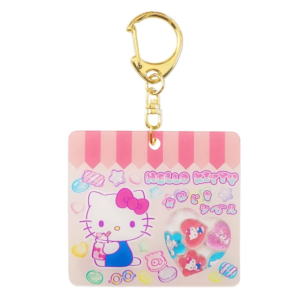 [即納]  　サンリオキャラクターズ おはじきフレフレキーホルダー ハローキティ