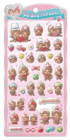 [即納]  　モンチッチ うるちゅるポップシール
