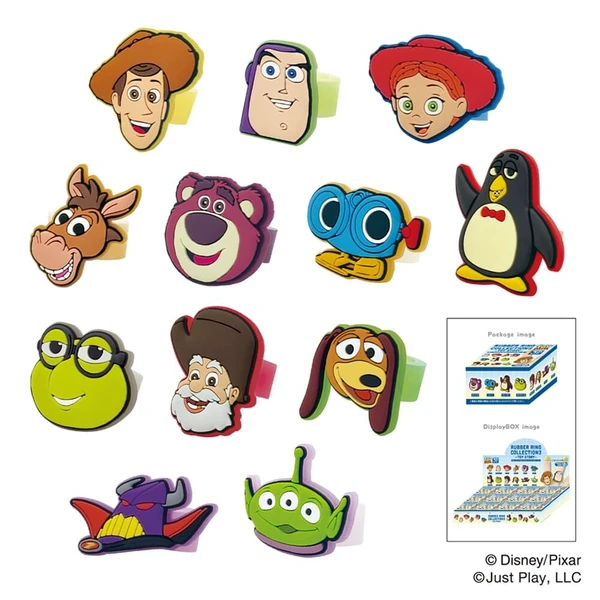 [即納]  ランダム1個　ディズニー ピクサー ラバーリングコレクション3 トイ・ストーリー