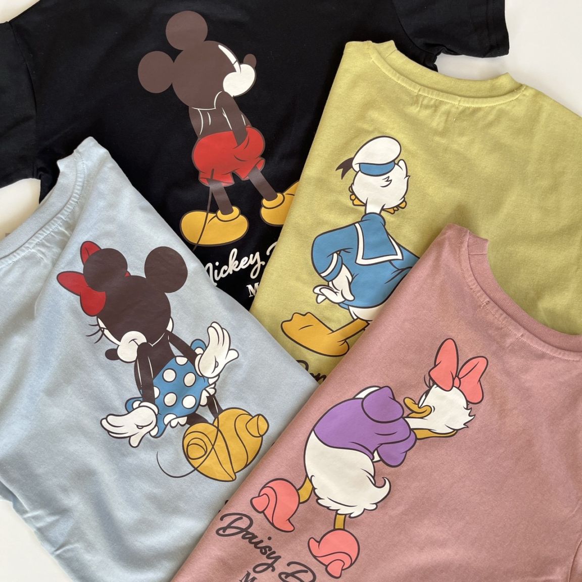 140.150.160size[即納]  後ろ姿バックプリント　半袖Tシャツ