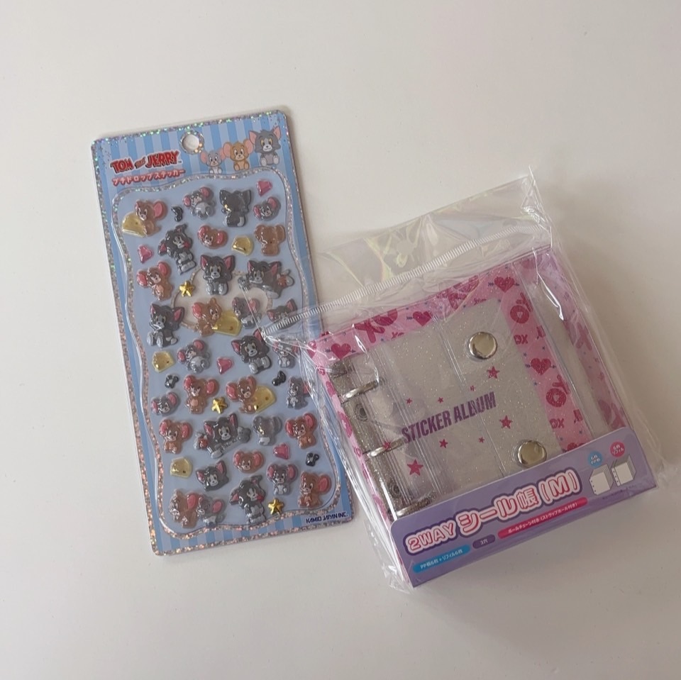 [即納]  トムジェリプチドロップ　スヌーピーシール帳　セット