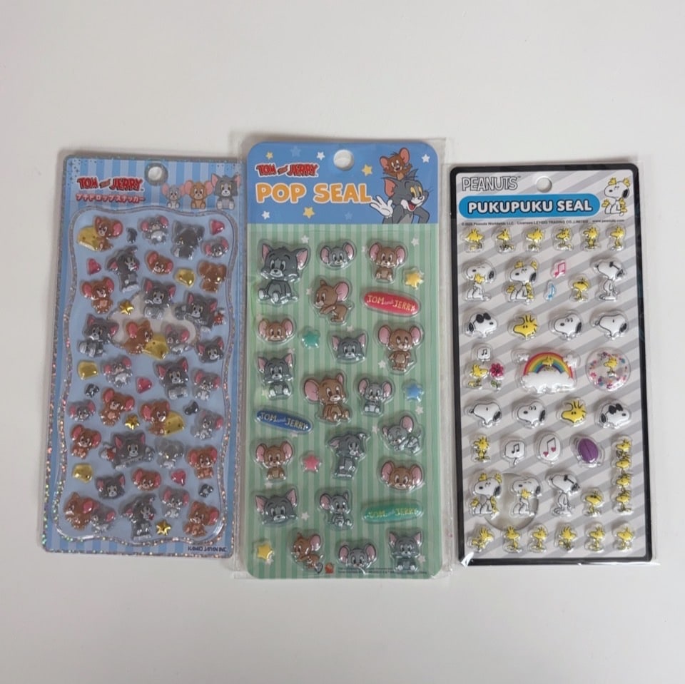 [即納]   立体スヌーピーandトムジェリ　プチドロップトムジェリ　セット