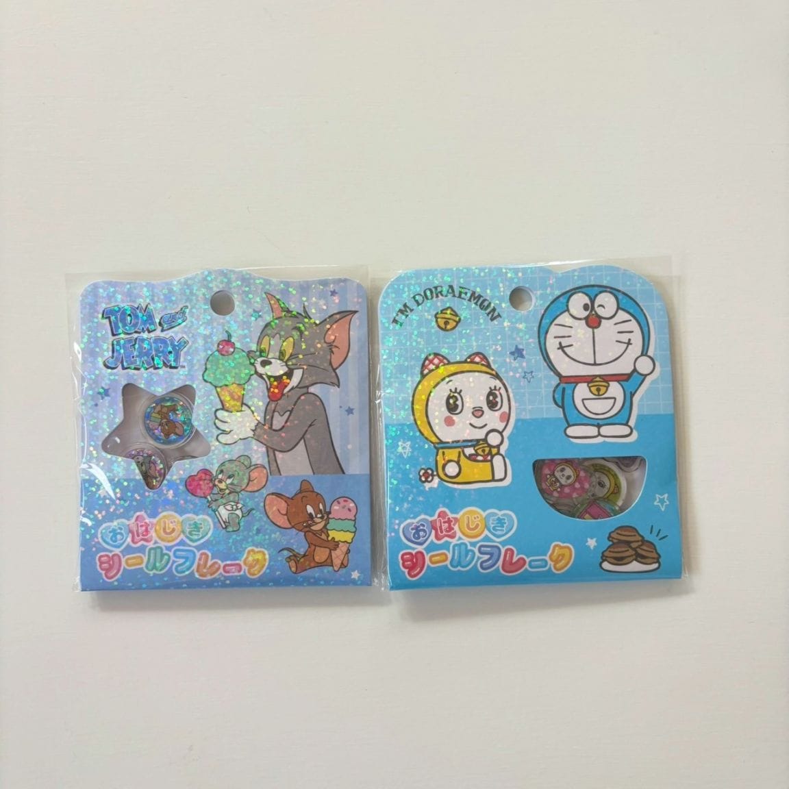 <即納> ドラえもんandトムジェリ おはじきシールセット