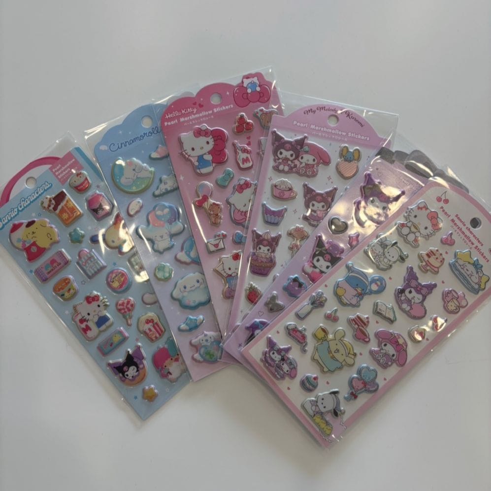 [即納]  サンリオ パールマシュマロスシール　ふんわりパジャマパーティー