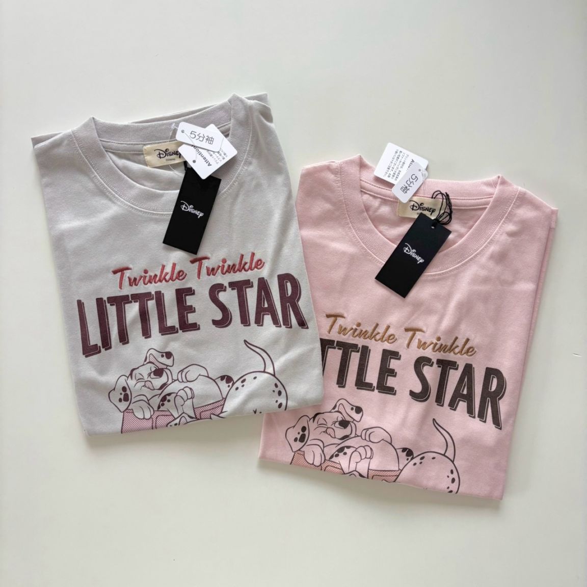 大人size[即納]  101匹わんちゃん　5分袖ワイドTシャツ