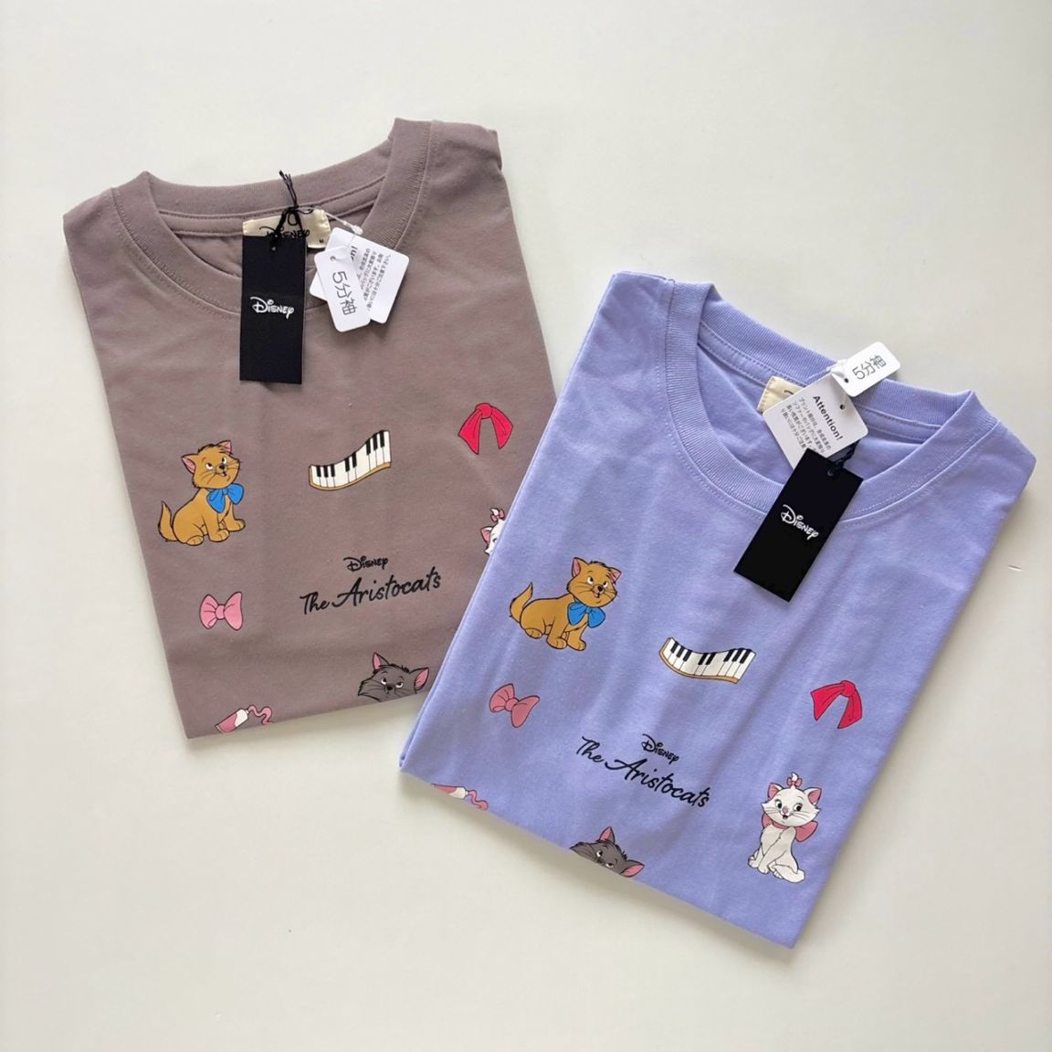 大人size[即納]  おしゃれキャット　5分袖ワイドTシャツ
