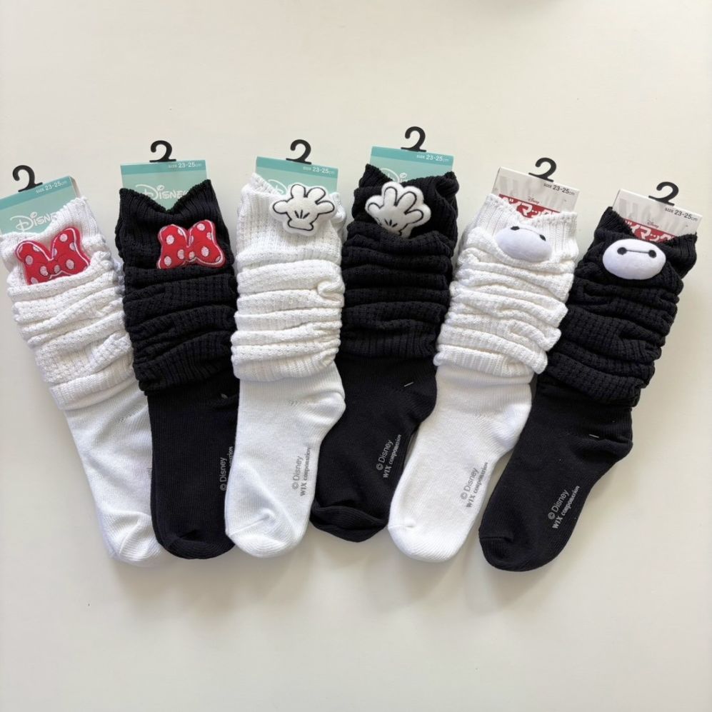 [即納]  18-22cm ディズニーぬいぐるみ付きルーズソックス