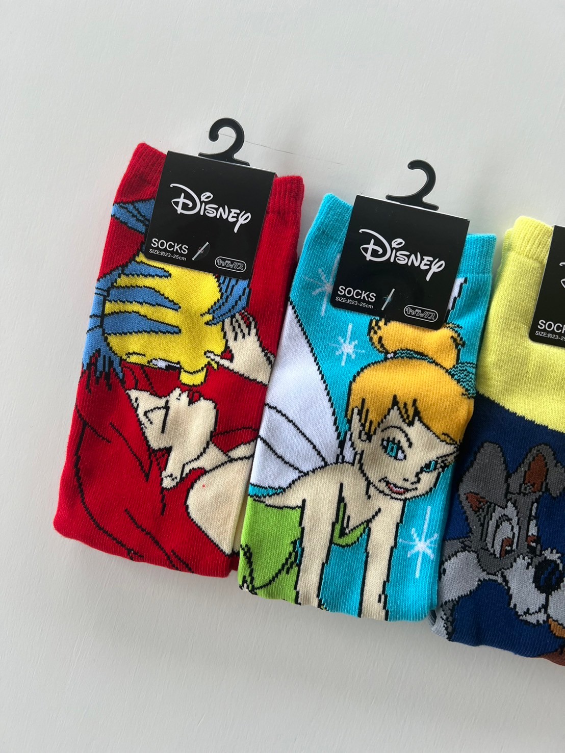 23-25㎝[即納]  靴下 ハイソックス "ディズニー"