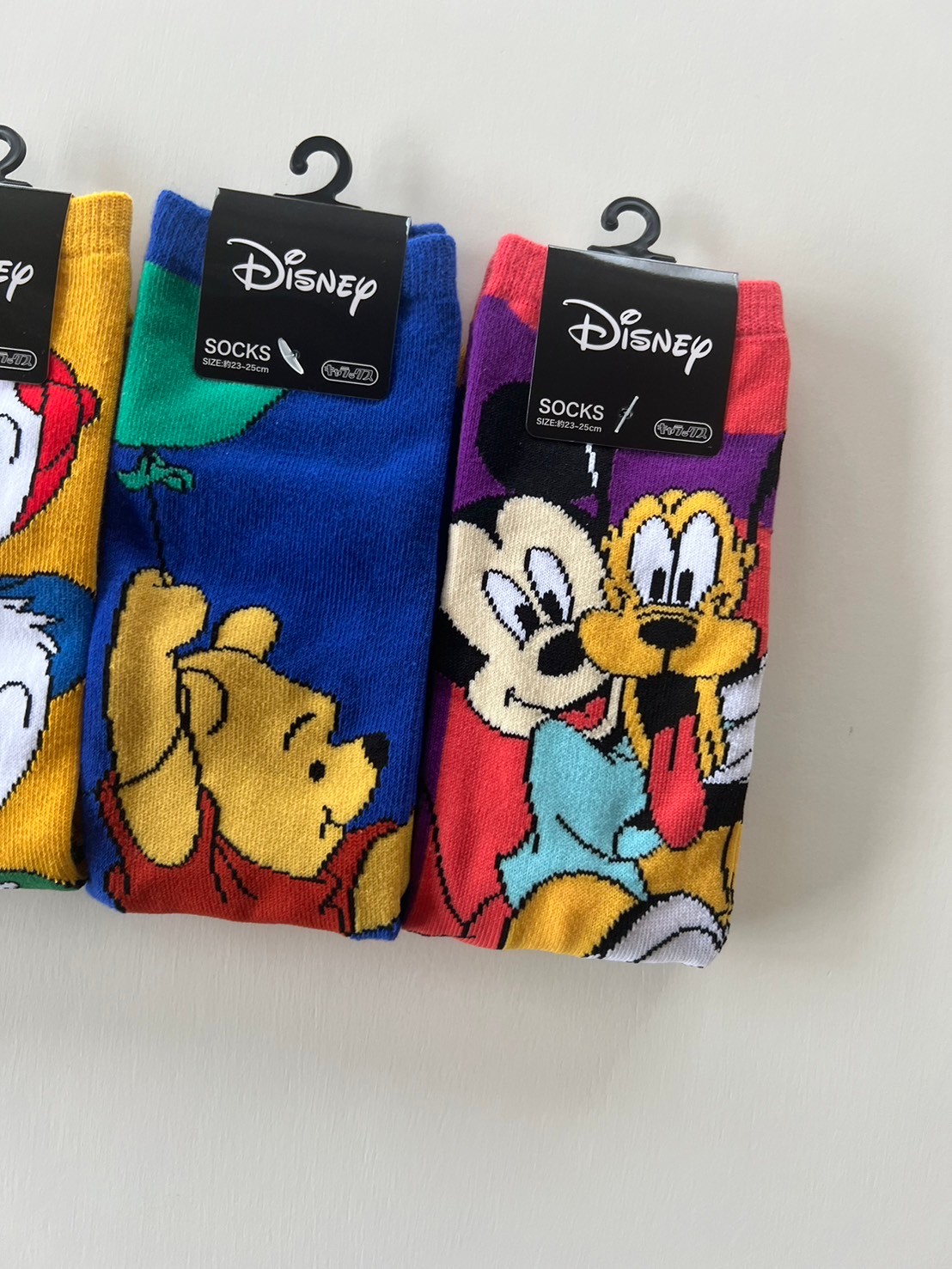 23-25㎝[即納]  靴下 ハイソックス "ディズニー"