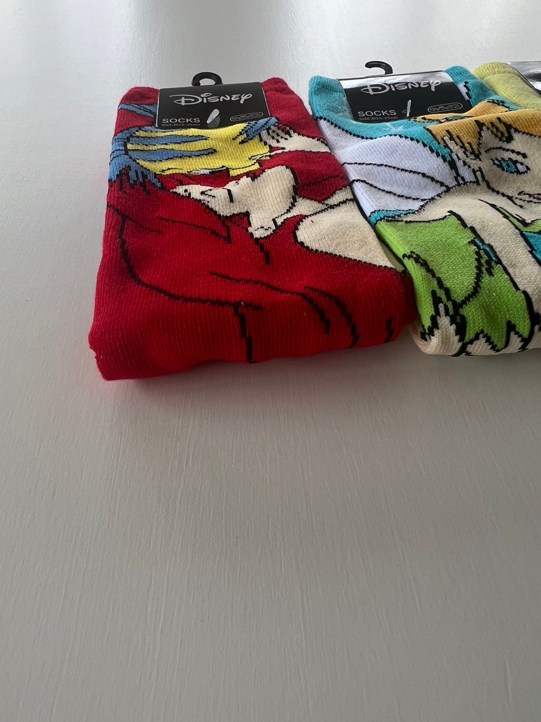 23-25㎝[即納]  靴下 ハイソックス "ディズニー"