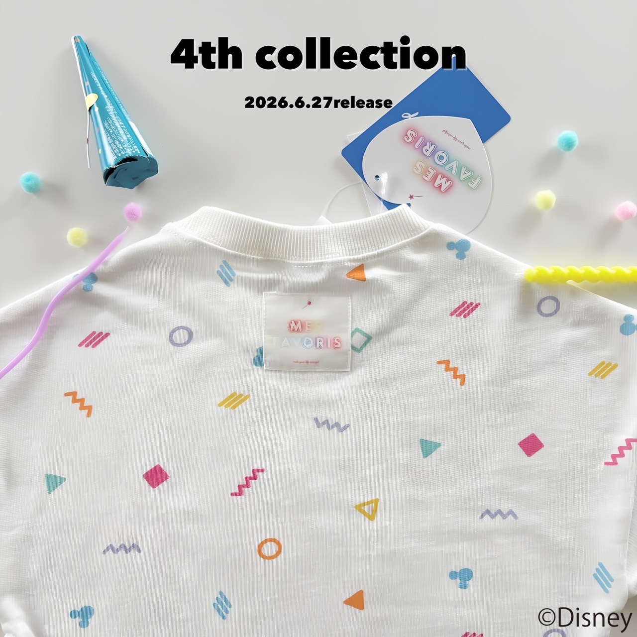 90-140&大人size [即納]  Mickey Friends Happy Birthday Tシャツ   ( mes favoris original )
