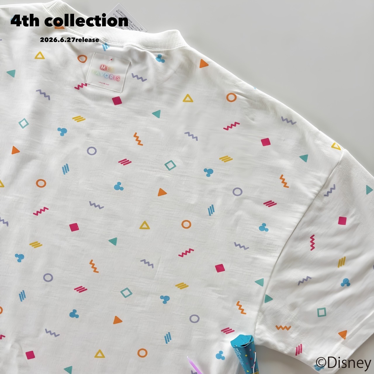 大人size[即納]  ミッキーマウスを探せ！幾何学Tシャツ   ( mes favoris original )