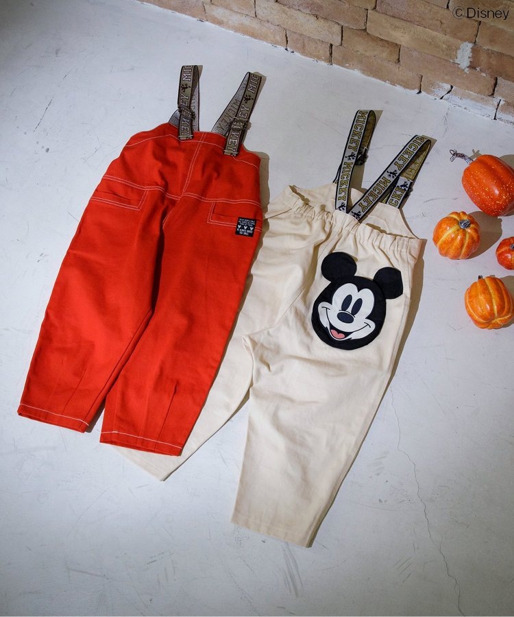 80-140size [即納]    ディズニーキャラクター/サロペットパンツ (BREEZE)