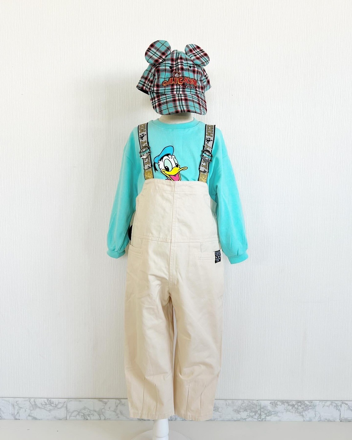 80-140size [即納]    ディズニーキャラクター/サロペットパンツ (BREEZE)