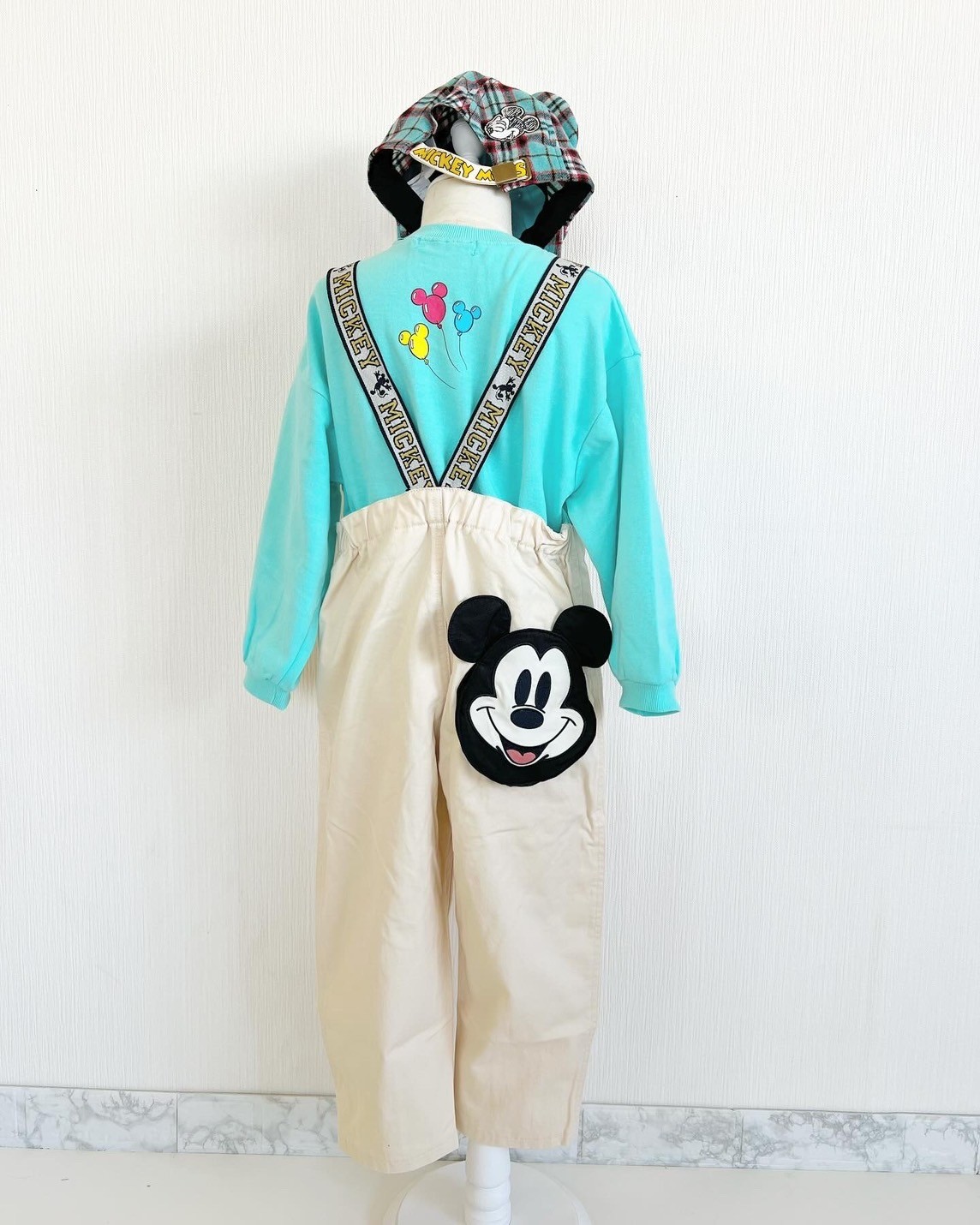 80-140size [即納]    ディズニーキャラクター/サロペットパンツ (BREEZE)