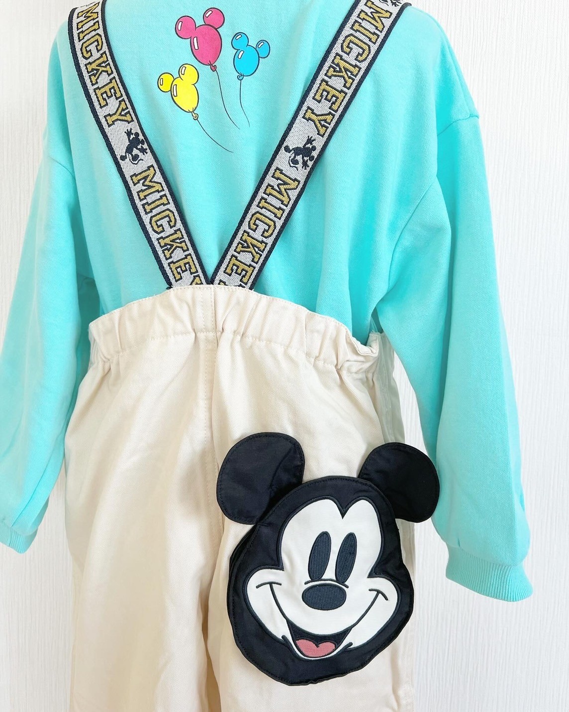 80-140size [即納]    ディズニーキャラクター/サロペットパンツ (BREEZE)