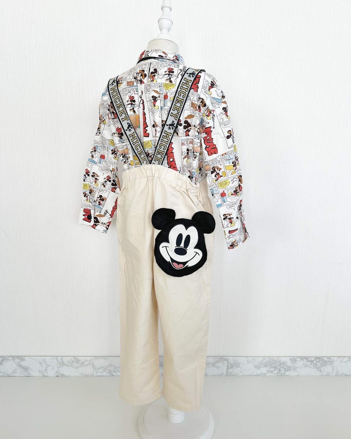 80-140size [即納]    ディズニーキャラクター/サロペットパンツ (BREEZE)